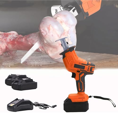 Design ergonomico: il segaossa a batteria ha un nuovo design ergonomico e facile da usare con una sola mano. Realizzato con materiali leggeri, pesa solo 2,5 libbre e ha una maniglia rivestita in gomma che riduce le vibrazioni. Le sue dimensioni compatte consentono di lavorare in spazi ristretti.
