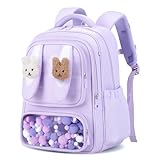 CONÇU POUR 6-10 ANS : Idéal pour les filles mesurant entre 120 et 145 cm, ce sac d'école léger et résistant accompagne tout le cycle du CP CE1 CE2 au CM1 (1ère à 4ème année), pour devenir le cadeau de rentrée parfait.