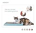 AMZNOVA Cat Scratcher Rescratch Cat Scratching Board, Scratching Pad with Catnip for Indoor, Flat Cardboard Scratcher Scratch Board for Kitten, Narrow, Baby Blue