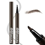 Apooliy Waterproof Eyebrow Pen，Long Lasting Eyebrow Pencil，Creates Hair-Like, Natural-Looking, 3D Eyebrows,Eye Brow Makeup Pen for Women