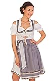 Mididirndl Krüger Madl Trachten Mididirndl 2tlg. - Alida - Creme, Größe 32
