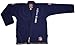 ROLL HARD Brand RIPSTOP LIGHT Brazilian Jiu Jitsu Kimonos - White, Blue & Black (Navy Blue, A3)