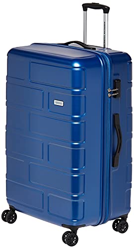 Image of American Tourister Bricklane Hard Large Check-inLuggage Trolley Bag , Blue , 79cm, Blue, 79cm, colorful