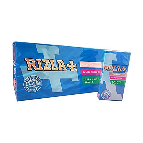Rizla 20x Boîtes de 120 filtres ultra slim 5,7 mm