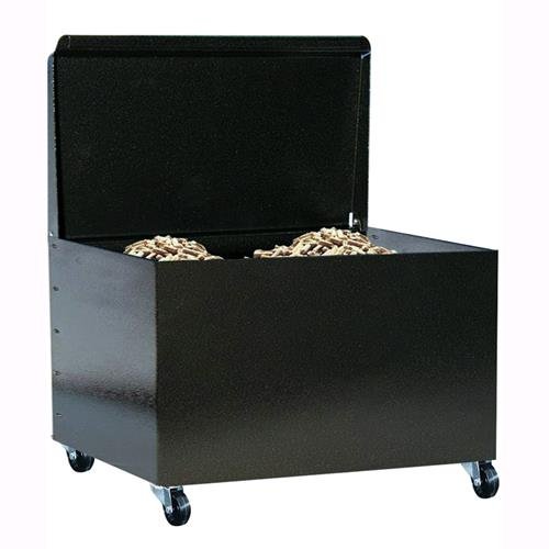 Rangement granulés Vigor 9918810 portapellet acier fermé pour salon
