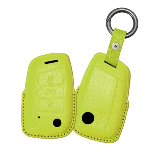 Coque de clé VW Seat Skoda en cuir de protection boîtier voiture
