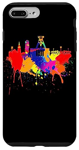 Bochum {[t̃XJCC JtȐF̃A[g R[z[ u A|bg X}zP[X iPhone 7 Plus/8 Plus p