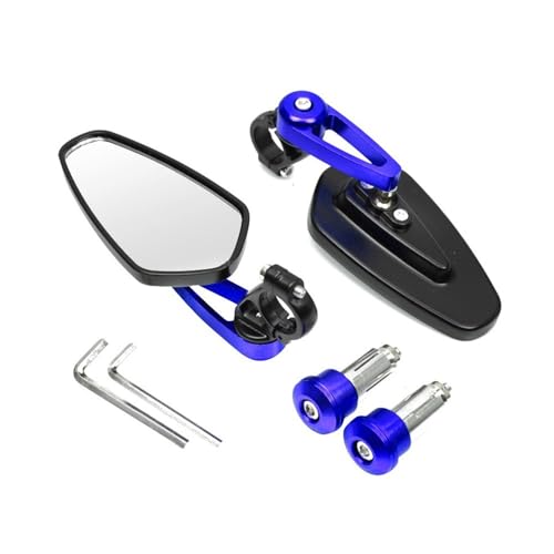 Espejos retrovisores moto antirreflejos universales manillar 22mm