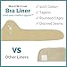 100% Cotton Bra Liner 9Pack: Black - Small