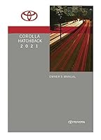 2021 Toyota Corolla Owners Manual B08TB8B7HV Book Cover