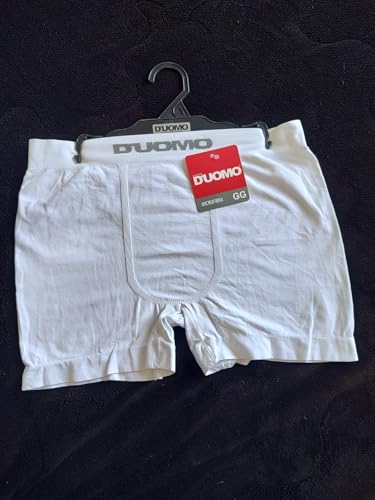 Kit 10 Cuecas Boxer Microfibra, Duomo, Masculino (BR, Alfa, GG, Regular, Branco/Preto)