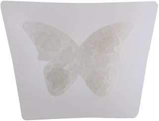 Generic Butterfly Shaped Mold for Creative Candle and Soap Making,Epoxy Resin Molds Floral Butterfly Candle Molds for DIY Scented Candles Plaster Soap Molds, White