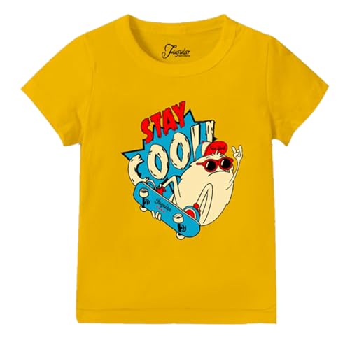 Image of JUGULAR Baby Boys Cotton Regular Fit Baby T-Shirt (Pack Of 5)