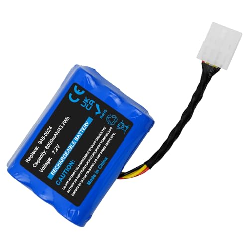Awekamer 7,2V 6000mAh Ni-MH Remplacement Batterie pour Neato All Floor, Signature 25, XV-11, XV-12, XV-14, XV-15, XV-21, XV-25 Signature, VX Pro, XV Signature Pro
