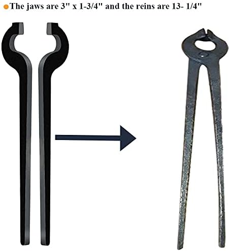 Miniatura 9 de Juego de 6 pinzas rápidas para bricolaje, juego de seis tipos de pinzas que viene con 7 remaches de acero inoxidable para principiantes de herrero