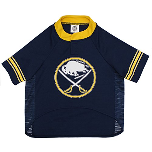 Nhl Buffalo Sabres Jersey For Dogs & Cats, Small. - Let Your Pet Be A Real Nhl Fan! #TOP1