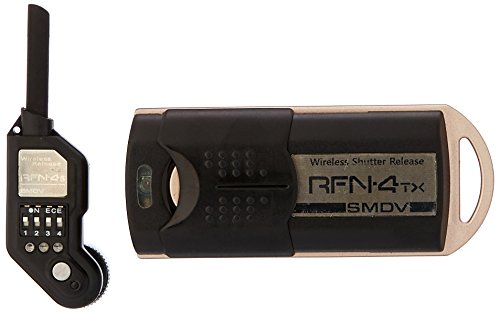 SMDV RFN-4s Slim Wireless Remote Shutter Cable Release, Transmitter, and Receiver Kit for Nikon Camera for Nikon D800, D800e, D4, D3, D2, D1, D300, D300s, and D200 (Replaces Nikon Cable MC-30)