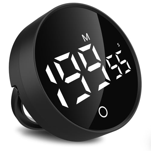 La Mejor Selección de Cronometro de Cocina , tabla con los diez mejores. 48 Simpeak 199 Minutos Temporizador Digital de Cocina, Temporizador Inteligente con Gran Pantalla LED con Soporte para Cocina, Entrenamiento, Aula, Estudio, Negro