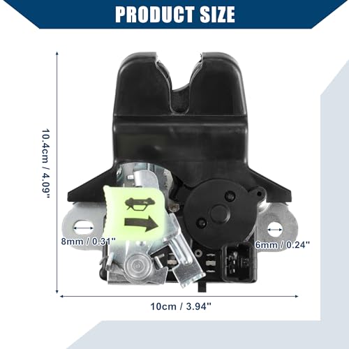 Image of NO. 81230-C1500 Trunk Latch Lock Actuator for Hyundai Sonata 2018-2019 Sedan /Tailgate Door Latch Lock Actuator Motor Rear Trunk Lid Lock Latch Actuator /Durable / 1pcs