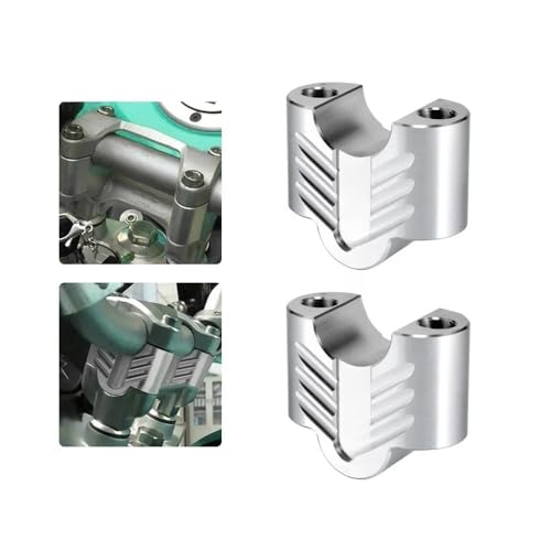 Riser Manillar Motocicleta Universal 22mm 28mm Extensor Abrazadera Elevador 3