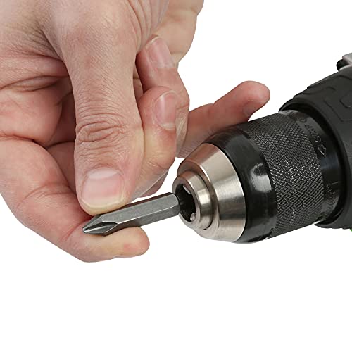 GreatNeck IMB4 4-Piece Impact Bit Set, Slotted Screwdriver Bits, Phillips Head Screwdriver Bit Set, Chrome Vanadium Steel - Thumbnail 5