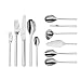 Produktbild WMF Stratic Besteck Set 12 Personen, 66 teilig, 60 Teile mit Servierbesteck, Hohlheftmesser, Cromargan protect poliert, kratzbeständig