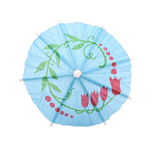 OVBBESS 100 Gemengd Papier Cocktail Parasols Parasols voor Party Tropische Drankjes Accessoires - Image 6
