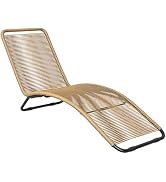 Outsunny Zonnebad van polyrotan, ligstoel, ligstoel, tuin, outdoor, S-vorm...