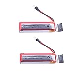 YouCute 2pcs 500mAh Battery for UDI Peregrine U28W Kestrel U28-1 WiFi FPV UDI RC Quadcopter Drone Spare Parts