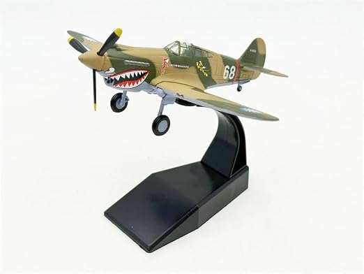 Amazon.com: for Amer WWII P-40 for Flying Tigers 68 Fighter Jet 1/72 ...