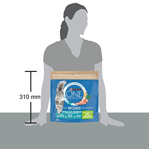 Purina One Kroketten für Katzen, Merkmal des Tieres wählbar, 1,5 kg – 6 Packungen (9 kg) – Ansicht 4