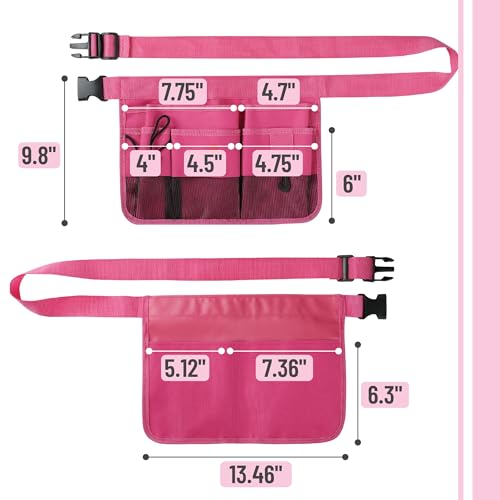 image for UNCO- Adjustable Gardening Belt, Pink, 7 Pockets, Wear, Cut and Water 