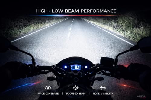 Image of ARZN H4 LED Headlight Bulb 200W - Super Bright 18000LM CANBUS Ready Universal Fit for Car Motorcycle Bike