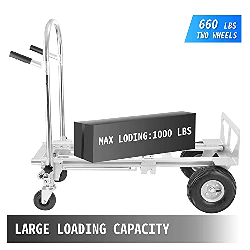 Carretilla plegable 3 en 1 aluminio 660 lbs miniatura 3