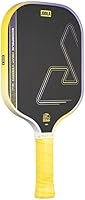 Vista 7 de JOOLA Agassi Heat Vision 16mm Pala de pickleball - Nueva forma con zona de punto dulce extendida - Superficie de fibra de carbono texturizada