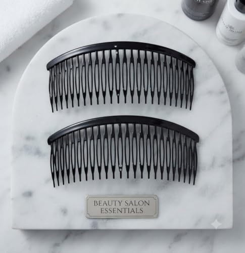 Image of ASPIRE-T Side Comb Side Hairpins Hair Clips Jooda Pins Bridal Hair Comb Clips French for Hair Acrylic Plastic Hair Accessories For Women And Girls (Half Comb 04)