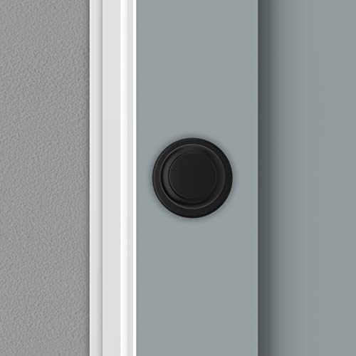 Image of Kwikset Cove Interior Passage Door Knob, Handle for Closet and Hallway Doors, Non-Locking Doorknob, Matte Black (Pack of 4)