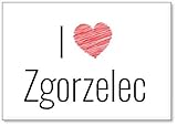 zgorzelec plaza I ♥ Zgorzelec, Poland Mundus Souvenirs - Ich Liebe Zgorzelec, Kühlschrankmagnet (Design 3)