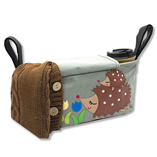 Bolso universal para cochecito, Bolsa Organizadora para, Cochecito.Bolsa para Cochecito, Bolsa organizadora de cochecitos bolsa de cochecito súper liviana (Erizo)