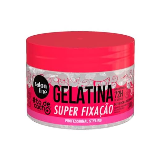 #TODECACHO GELATINA SUPER FIXAÇÃO 300G, Salon Line