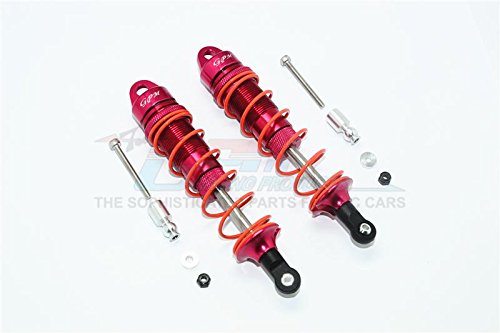 GPM for Arrma Kraton 6S BLX (AR106005/106015/106018) Upgrade Parts Aluminum Front Adjustable Dampers 110mm - 1Pr Set Red