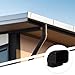 HOMSFOU Gutter Downspout Elbow Alloy Rain Downspout Elbow Rain Adapter Bend Angle Downspout Fitting Connector