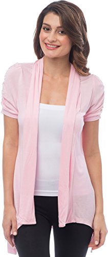 Sheer Short Sleeve Cardigan Cover-up