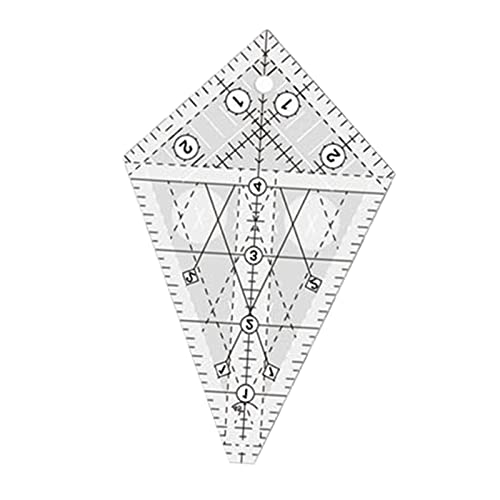 Règle de coupe tissu transparente pour éviter les erreurs de mesure en patchwork