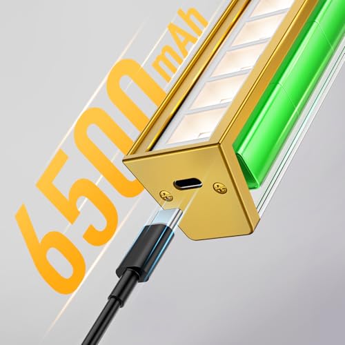 Image of Afyuol Picture Lights for Wall, Battery Operated Picture Light 24in Gallery Light for Paintings CCT Dimmable Recharging Battery Wall Light with Remote Control for Living Room Gallery Dartboard