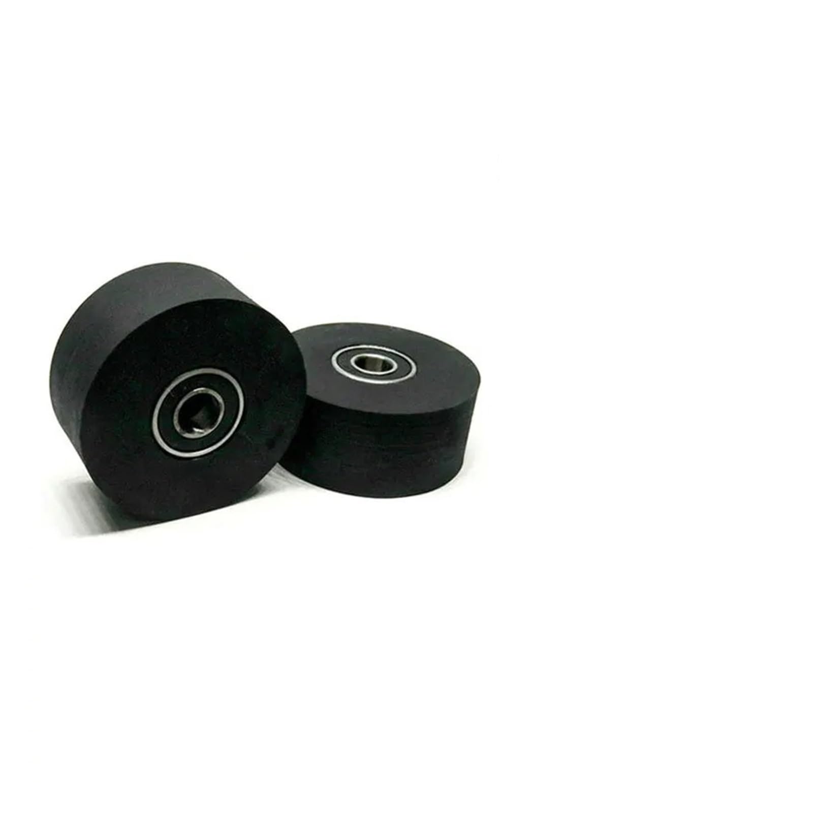 HCVYQMMJ 1 Piece 8x45x20 Double Bearing Polyurethane Guide Pulley PUT69845-20 Outer Diameter 45mm Rubber Coated Roller 8 * 45 20 PU(8x30x50mm)