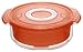 Produktbild Rotho Micro Clever Dampfgarer für die Mikrowelle, Kunststoff (BPA-frei), rot / weiss, 1.4 Liter (23 x 20 x 7,5 cm)