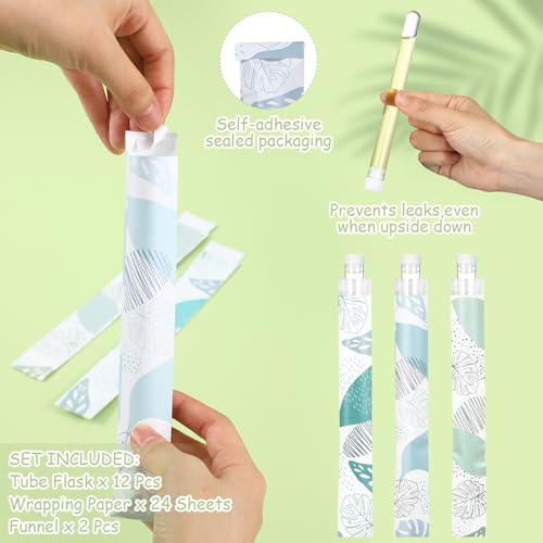 Copkim 38 Pcs Tampon Tube Set Included Plastic Travel Tube Containers for Women Tampon Reusable Wrappers(Light Style) by Copkim - Image 4