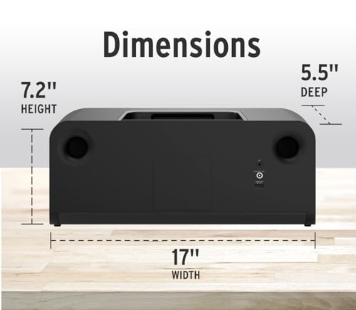 Image of Klipsch Groove XXL Portable Bluetooth Speaker with 5.25 inch Subwoofer and 22-Hour Battery Life - Includes 3.5mm Input and Dual 2 inch Drivers