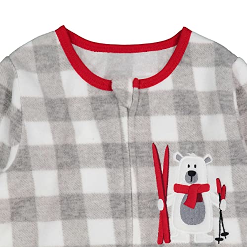 Kids Headquarters Kids 2-Pack Footed Blanket Sleeper (Bears, 5T)4